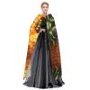 KOUUIP Tropical Fruit Pineapple Print Adults Hooded Cloak With Halloween Christmas Witch Cape Robe Costume Party Supplies Cope  view 3
