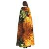 KOUUIP Tropical Fruit Pineapple Print Adults Hooded Cloak With Halloween Christmas Witch Cape Robe Costume Party Supplies Cope  view 4
