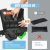 VEVOR Adjustable Weighted Vest, 35lb Weight Vest with Iron Weights, Shoulder Pad, and Reflective Stripe, Body Weight Vest Exercise Set for Men Women, Workout Equipment for Strength Training Running view 4
