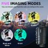 BINOCK NVG40 Pro WiFi Night Vision Goggles for Adults, Helmet Mounted OLED Large Circular Screen Night Vision Monocular, Dual IR 850nm 940nm 4K Video Shockproof NVG Goggles for Camping Hunting view 4