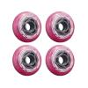 GROWTHLIN Inline Skate Replacement Wheels Outdoor & Indoor Inline Skate Wheels (4-Pack) 83A Roller Skate Wheel Replacement,Pink,70mm view 1