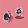 GROWTHLIN Inline Skate Replacement Wheels Outdoor & Indoor Inline Skate Wheels (4-Pack) 83A Roller Skate Wheel Replacement,Pink,70mm view 3