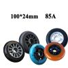 GROWTHLIN Inline Skate Replacement Wheels Outdoor & Indoor 85A 100mm Inline Skate Wheels Without Bearing (8-Pack) Options Available,Blue,100mm view 2