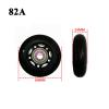 GROWTHLIN Inline Skate Replacement Wheels Outdoor & Indoor 8 Pack Inline Skate Wheels 82A with Bearings Furniture Wheels Replacement,60mm view 2