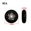 GROWTHLIN Inline Skate Replacement Wheels Outdoor & Indoor 8 Pack Inline Skate Wheels 82A with Bearings Furniture Wheels Replacement,60mm view 3