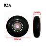 GROWTHLIN Inline Skate Replacement Wheels Outdoor & Indoor 8 Pack Inline Skate Wheels 82A with Bearings Furniture Wheels Replacement,60mm view 4