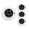 GROWTHLIN Inline Skate Replacement Wheels Outdoor & Indoor 4 Pack 88A Inline Skate WheeIs 76MM90MM Without Bearings Roller Skate Skating Wheels Roller Skate Wheel Replacement,76mm view 1