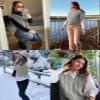 Vests for Women V Neck Trendy Sweater Vest Cable Knit Sleeveless Silver Gray Cropped Ribbed Preppy Tops M view 2
