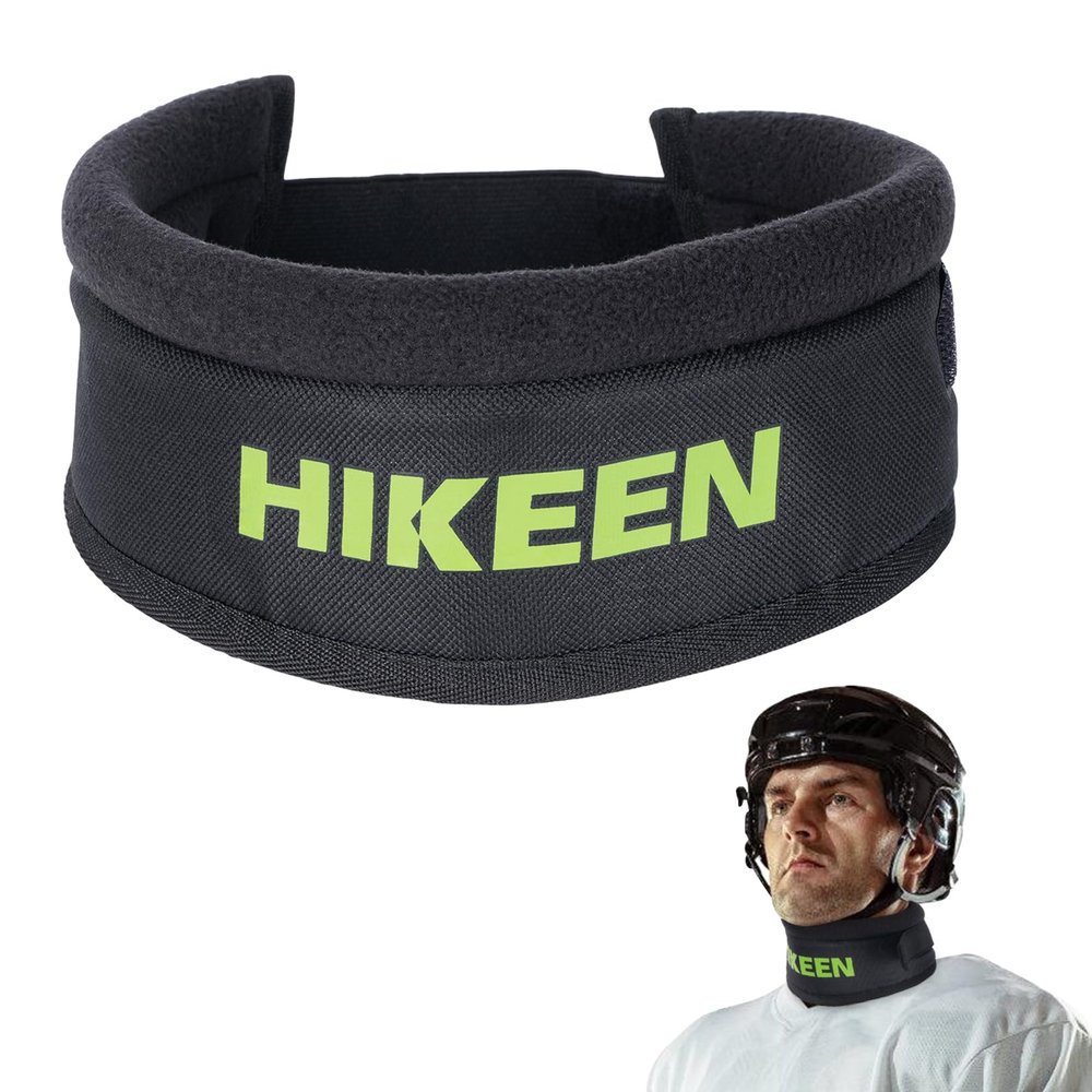 Hikeen Hockey Neck Guard,Premium Cut Resistant Protection,Adjustable & Soft Neck Protector,Optimal Safety Ice Hockey Protection Equipment -Youth and Adult