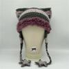 Beanie, Autumn Knit Cat Ear Hat for Teenagers Keeping Warm Protecting Ear Hat Windproof view 4