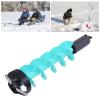 Zunate Ice Auger for Fishing - 6-inch 2-Blade Drill with Locator, Deep Water Use view 4