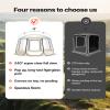 VEVOR Pop up Bubble Tent, 12 x 11.1 ft Waterproof & UV-Resistant, Clear Camping Tent Shelter, Outdoor Garden Dome Igloo Tents with Windows, 540 Panoramic View, for 10-12 Persons Patio Backyard view 4