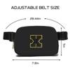 Gitus Belt Bag Fanny Pack Crossbody Bags with Initial Letter Patch Gifts for Wife Older Women Mother Coworker Bridesmaid Anniversary Travel Gifts Beach Gifts (Black-X) view 3