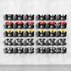 WIGING Boxing Gloves Storage Rack, Metal Wall-Mounted Boxing Glove Rack, Boxing Gloves Display Stand Holder for Gym Boxing Gym Training Facility(168x15cm) view 4