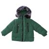 AIMAOMI Infant Baby Winter Coat Bear Hooded Jacket Warm Fleece Snowsuit Windproof Outerwear for (Green, 1-2 Years) view 1
