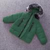 AIMAOMI Infant Baby Winter Coat Bear Hooded Jacket Warm Fleece Snowsuit Windproof Outerwear for (Green, 1-2 Years) view 2