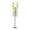 RNXRZANK Basketball Training Tool Obstacle Defense Figure Portable for Volleyball Football Dribbling, Hands up view 1
