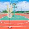 RNXRZANK Basketball Training Tool Obstacle Defense Figure Portable for Volleyball Football Dribbling, Hands up view 3