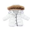 AIMAOMI Toddler Puffer Jacket Baby Winter Coat Cute Teddy Bear Hooded Jacket Fleece Outerwear Windproof (Red, 3-4 Years) view 1