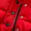 AIMAOMI Toddler Puffer Jacket Baby Winter Coat Cute Teddy Bear Hooded Jacket Fleece Outerwear Windproof (Red, 3-4 Years) view 4