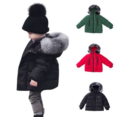 AIMAOMI Winter Coats for Toddler Kids Baby Boys Girls Padded Light Puffer Jacket Outerwear Infant (Green, 1-2 Years)