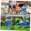 WOONEKY 2pcs Portable Water Container Durable Pet Water Jug with Handle Design for Camping Hiking Outdoor Activities and Travel Storage view 3