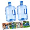 WOONEKY 2pcs Portable Water Container Durable Pet Water Jug with Handle Design for Camping Hiking Outdoor Activities and Travel Storage view 4