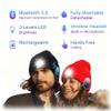 Zyntrazy Bluetooth Beanie with Light, Unisex Gift for Men, Women,Wireless Headphones for Fishing Jogging Working Black view 2
