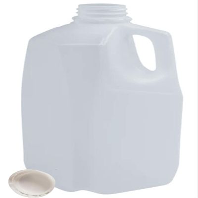 [48 Pack] Half Gallon Jugs Bottles (64 Oz) with Tamper Evident White Screw Caps  Great for Homemade Juices, Milk, Smoothies, Tea and Other Beverages - Food Grade BPA Free