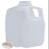[48 Pack] Half Gallon Jugs Bottles (64 Oz) with Tamper Evident White Screw Caps  Great for Homemade Juices, Milk, Smoothies, Tea and Other Beverages - Food Grade BPA Free view 1