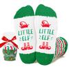 HAPPYPOP Christmas Gift Ideas for Kids - Secret Santa Gifts, Elf Socks for 7-9 Years Old, Christmas Stocking Stuffers view 1