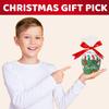 HAPPYPOP Christmas Gift Ideas for Kids - Secret Santa Gifts, Elf Socks for 7-9 Years Old, Christmas Stocking Stuffers view 2
