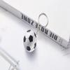 KCKEYS 2x Soccer Ball Flags keychain,Soccer Charm Key Ring for Backpacks, Football Key Chains for Men,World Cup Football keyc hain(D(2pcs)) view 2
