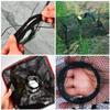 STOBOK 3pcs Crab and Minnow Fishing Net Folding Trap for Crawfish and Lobster Compact Design for Easy Storage and Transport view 4