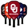 Boundless Pickleball Official Collegiate Licensed Team Paddles- Fiberglass Surface, Lightweight Core, Anti-Slip Sweat Absorbing Grip- USA Pickleball Association Approved Racket (Oklahoma) view 1