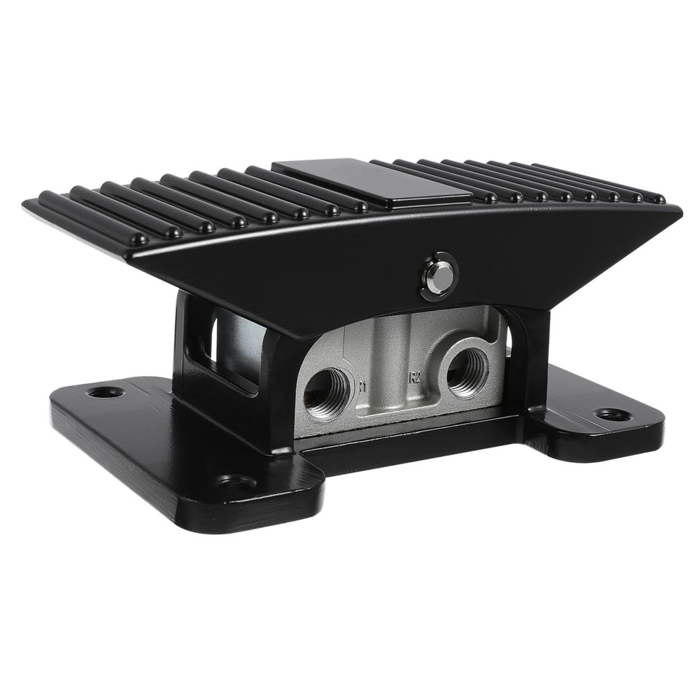 Hohopeti Pneumatic Foot Pedal Valve Momentary Control Hands for Power Tools Lightweight and Nonslip Design for Drills Saws