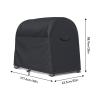 Fockety Dumbbell Rack Cover, 210D Oxford Cloth Dumbbell Rack Dust Cover, Home Gym Weight Rack Cover for 3 Tier Dumbbell Weight Racks, Home Gym Storage Shelves view 4