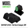 XS Sights DXT2 PRO Series Sights Compatible with Smith & Wesson M&P (S&W M&P & M2.0 - Full Size & Compact, SD9) view 2