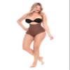 Shapewear Tummy Control Bodysuit for Women - Featherweight Scuba Suit Body Shaper for Snatched Waist, Sculpting & Slimming Compression - Open Bust Thong, Wear Your Own Bra - Nude (S) view 2