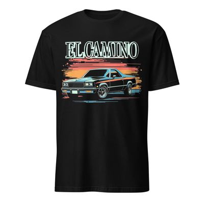 1978 Chevy El Camino Retro Classic Car Short-Sleeve Mens T-Shirt Black