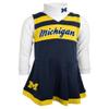 NCAA Girls Infant Cheer Long Sleeve Jumper Dress (US, Age, 14 Years, Michigan Wolverines) view 1