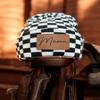 Silva Lining Winter Hat - Matching Kids & Adult Beanie - Personalized Checkered Winter Hat view 2