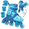 Roller Derby Switch Skates for Beginners, 2 in 1 Adjustable Skates Convert from Learn Mode to Inline Skates for Toddlers, Kids view 1