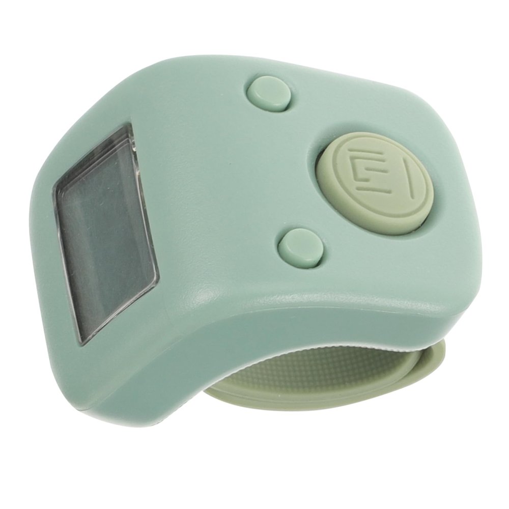 CORHAD Manual Digital Clicker Handheld Tally Counter Rechargeable Finger Counter Ring Night Light Memory Function for Statistics