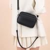 ALINUOYQ Crossbody Bag for Women Multi Pockets Handbag PU Leather Solid Hobo Bag Zipper Square Bag for Travel Shopping (Black) view 4