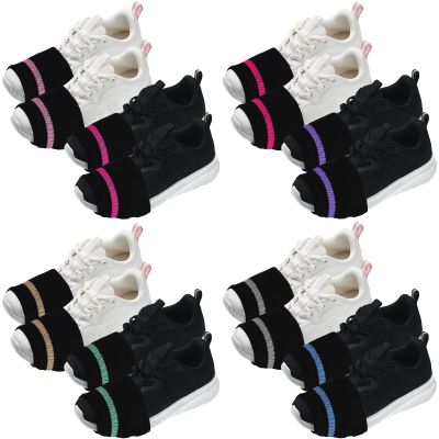 Haysandy 8 Pairs Dance Shoe Covers Over Shoes Socks for Dancer Women(M,Light Color,Natural Style)