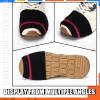 Haysandy 8 Pairs Dance Shoe Covers Over Shoes Socks for Dancer Women(M,Light Color,Natural Style) view 4