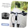 Outanaya Plastic Bike Front Basket Girls Boys Bike Basket Large Storage for Cycling view 3