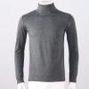 Jizyo Mens Thermal T Shirt Long Sleeve Turtleneck Pullover Sweater Undershirt Basic Top Causal Daily Wear Dark Gray 3X-Large view 2