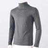 Jizyo Mens Thermal T Shirt Long Sleeve Turtleneck Pullover Sweater Undershirt Basic Top Causal Daily Wear Dark Gray 3X-Large view 3